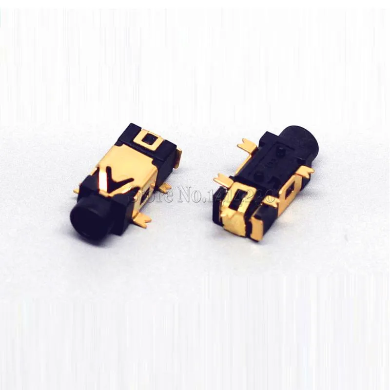 10PCS Headphone socket 2.5 Audio PJ-209 5 Pin SMD Belt column Headset Female seat | Обустройство дома