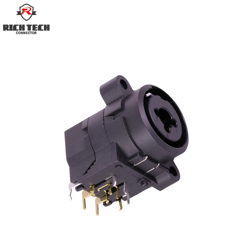 11 Pin 1/4 &quot6 35 мм + XLR гнездовой разъем двухфункциональный аудио Панель Крепления