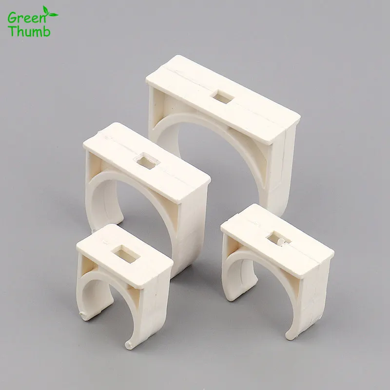 90pcs Dia 20 40mm PVC Pipe Clamp PVC U Type Clamp Fixed Tube PVC Joints