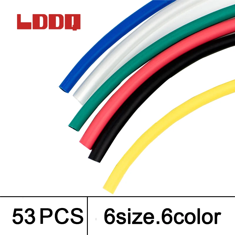 Ratio 2:1 50mm Dia Blue Polyolefin Heat Shrinkable Tube 10M