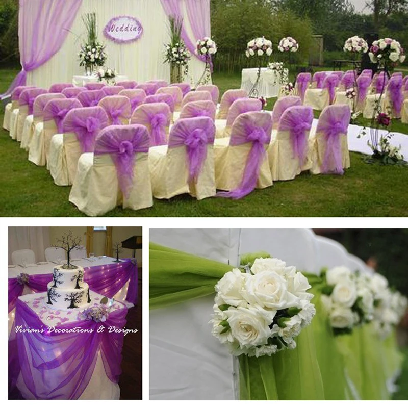 High Quality 75cm Wide Sheer Crystal Organza Fabric For High Quality 75cm Wide Sheer Crystal Organza Fabric For Wedding Decoration 18 Colors Choose 10m Lot Free Shipping In Party Diy Decorations From Home