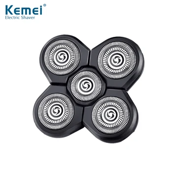 

Kemei 6181/6183/5886/5884 Waterproof Electric Shaver Head Waterproof Spare The Razor Head 5D Shaving Hair Trimmer