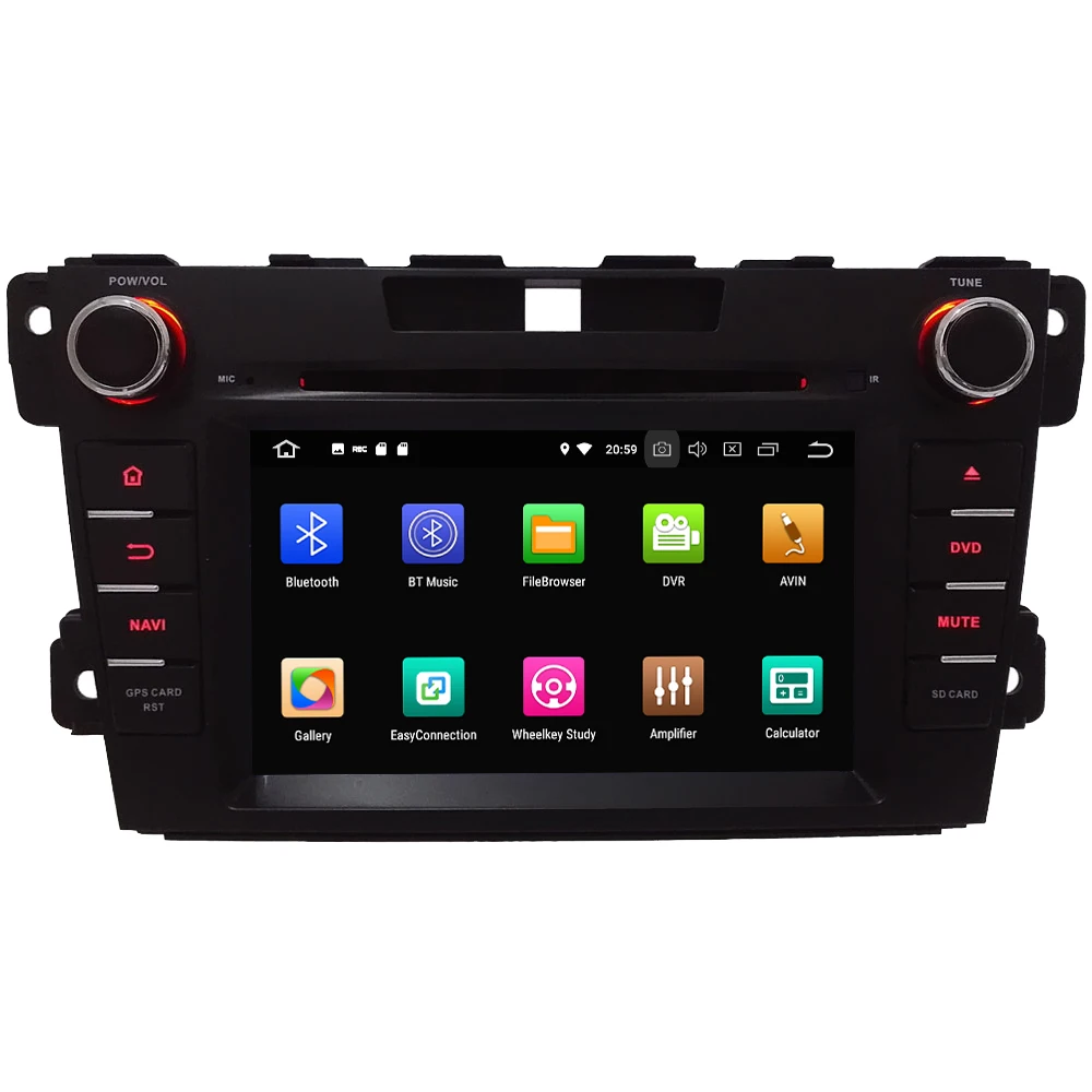 Clearance 7" Octa Core 4G WIFI Android 8.1 4GB RAM 64GB ROM RDS BT Car DVD Player Autoradio Head Unit GPS Glonass For Mazda CX-7 2007-2015 1