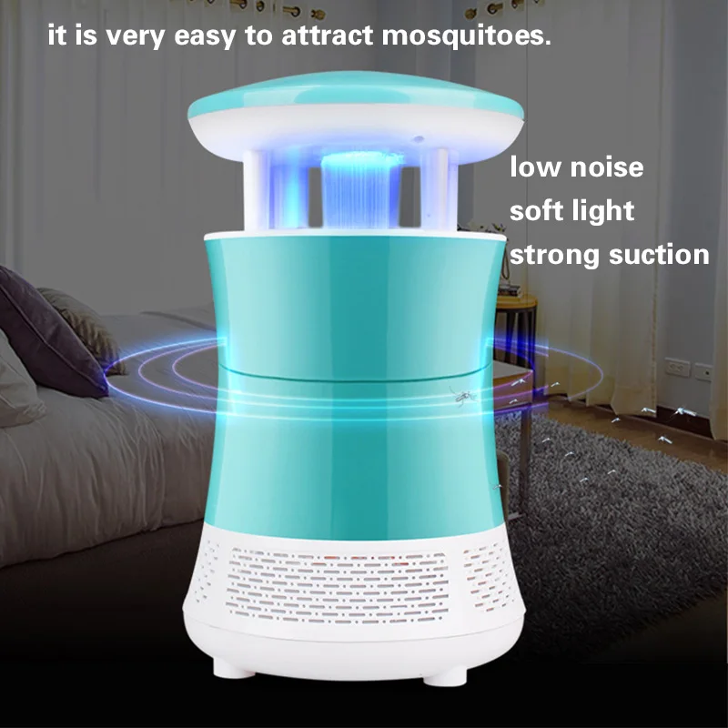 

Photocatalyst Mosquito Killer Lamp USB Radiationless Rechargeable AntiMosquito Repellent Light Household Mute Safety