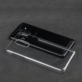

10PCS/LOT,Transparent Crystal Clear Slim Hard PC protective back Case cover For Samsung Galaxy A8 2018/Galaxy A8 PLUS 2018
