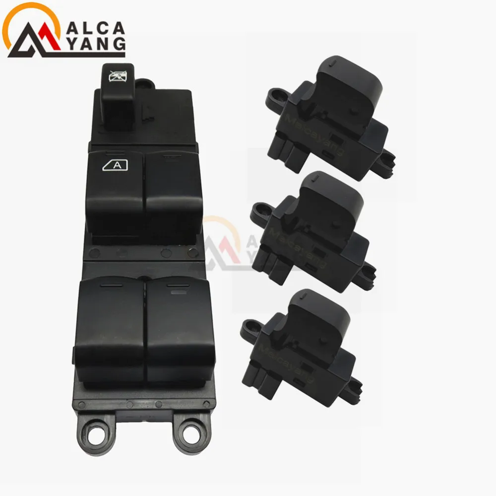 

1 Set Front left front right back left Power Window Lifter Master For Nissan Pathfinder R51 Navara D40 King Cab Pickup