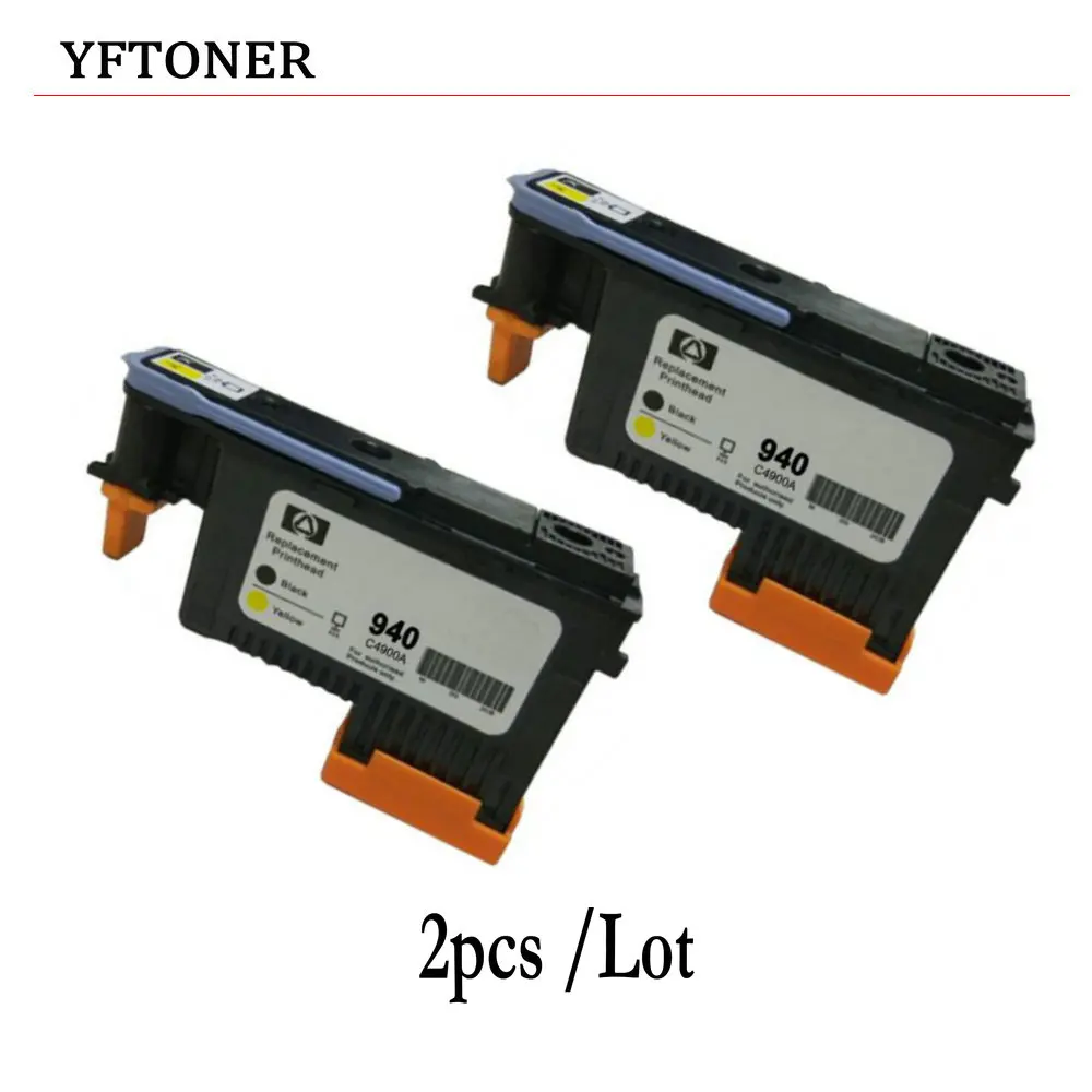 2 шт./лот YFTONER 940 черный/желтый(C4900A) печатающая головка для hp LaserJet 8500 8000 картридж для принтера