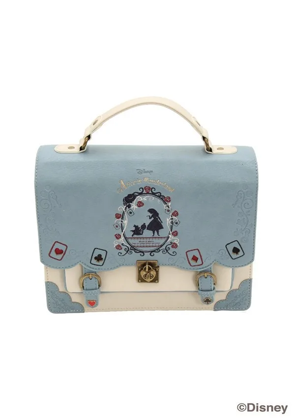 Японский стиль Лолита старинный покерный Алиса в стране чудес Вышивка девушка женский рюкзак подарок