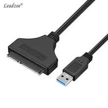5Gbps USB 3.0 to SATA III 22pin (7Pin + 15Pin) Data Cable Adapter for 2.5 5Gbps USB 3.0 to SATA III 22pin (7Pin + 15Pin) Data Cable Adapter for 2.5