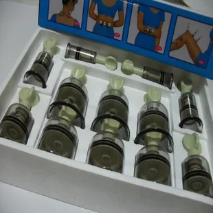 

Family Full Body Massage Massgaer Helper Sillicone Anti Cellulite Vacuum Silicone Cupping YFC-8 Pcs FREE SHIPPING