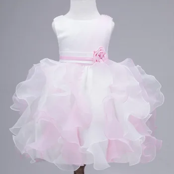 

baby girl princess dress child costume petals dress girls dresses summer 2018 3-4-5-6-7 years old Dropshipping