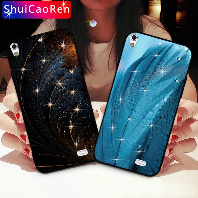 

Luxury Silicone Cases For Gionee Elife S5.1 GN9005 Glitter Diamond Shell Back Cover For Fly IQ4516 IQ 4516 Rhinestone Case
