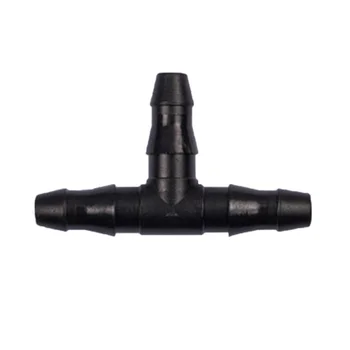 

20 Pcs Barb Tee Connector 1/4 Inch Hose Garden Lawn Watering Irrigation Connector 4/7 Mm Hose Connector 2018