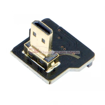 

1pcs/CYFPV Micro HDMI Type D Male Down Angled 90 Degree for FPV HDTV Multicopter Aerial Photography