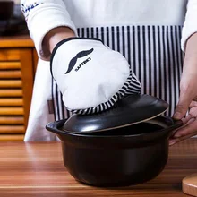 1 шт. Изолированная Нескользящая Перчатка печь с высоким температурным режимом перчатки для микроволновой печи кухонные принадлежности для приготовления пищи B