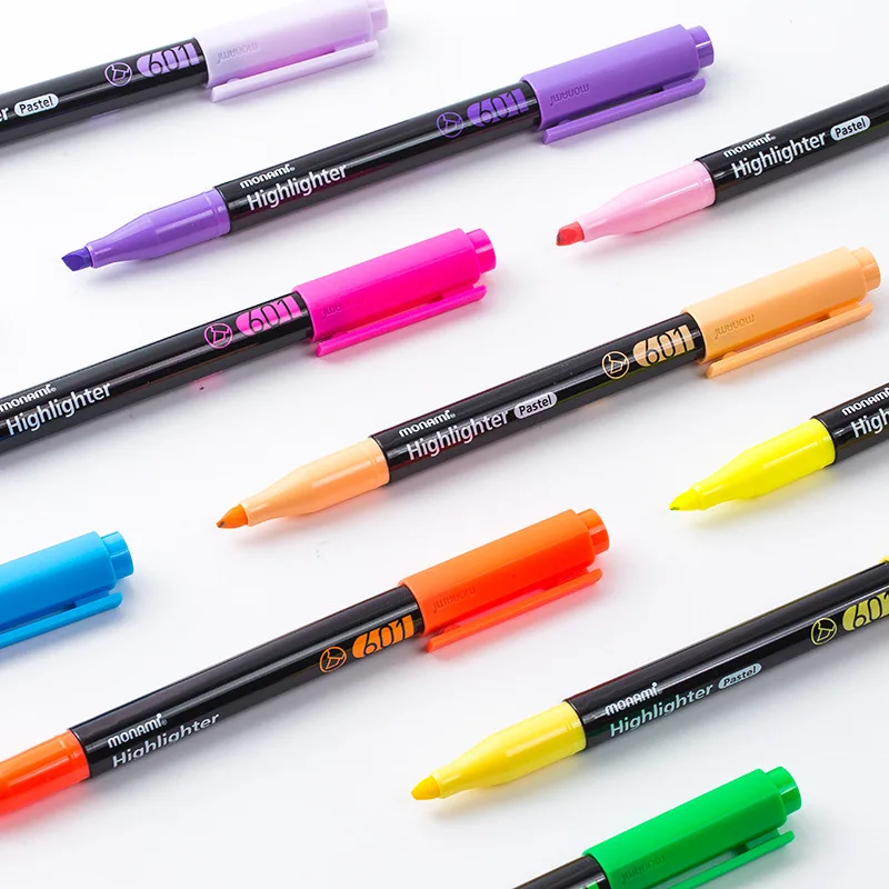 

Pastel tone colors highlighter marker pen set 1-4mm spot liner writing drawing highlight Stationery Office School supplies A6089