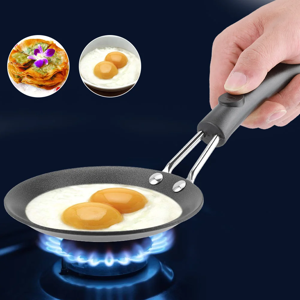 Симпатичная Мини-Сковорода, модель яиц-пасточек, бытовая сковорода, маленький ВОК, кухонная плита, кухонные инструменты для дома и путешествий