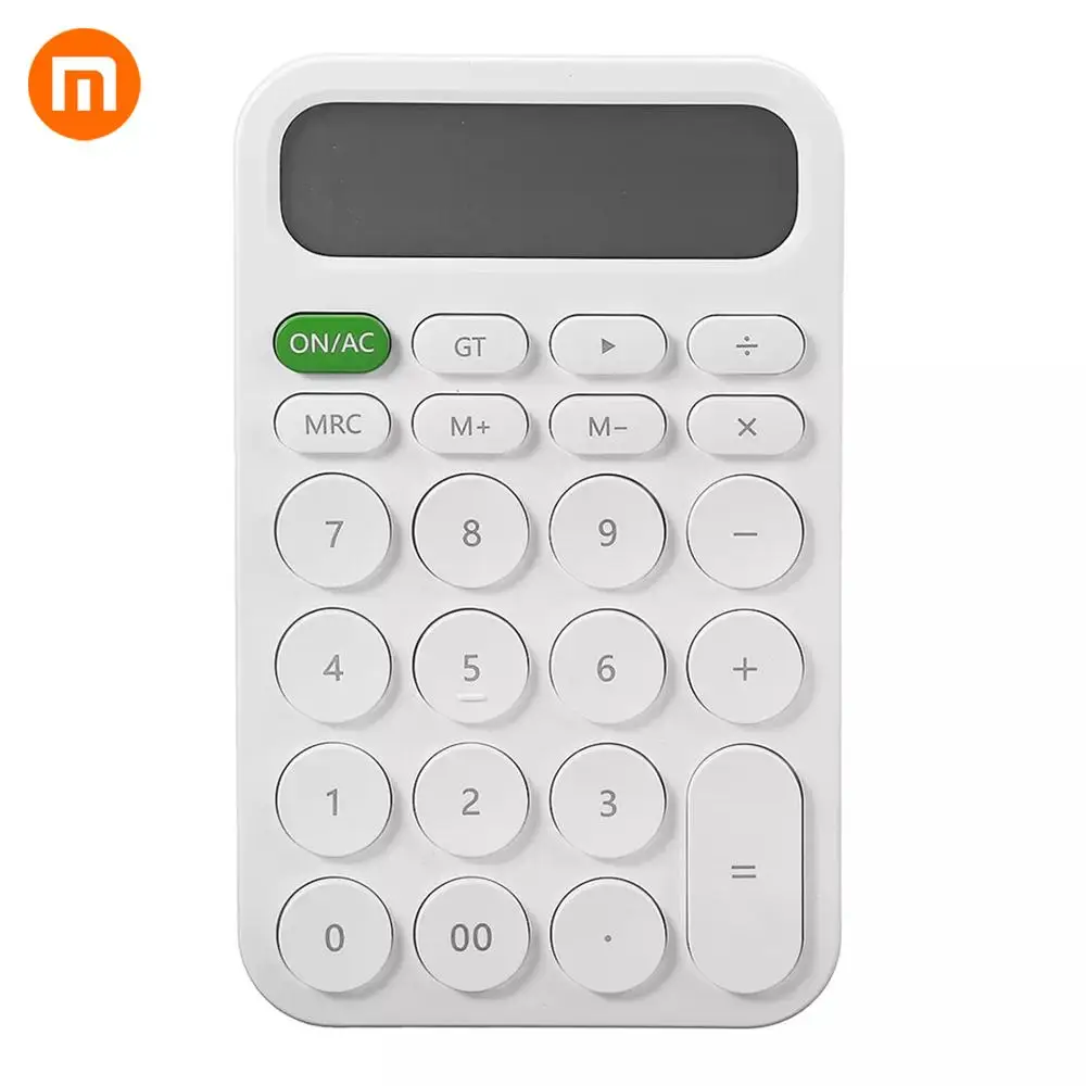 

HOT Xiaomi MIIIW 12 Digit Electronic Calculator Simple design LED Display calculation tool For Office Working Student Stationery