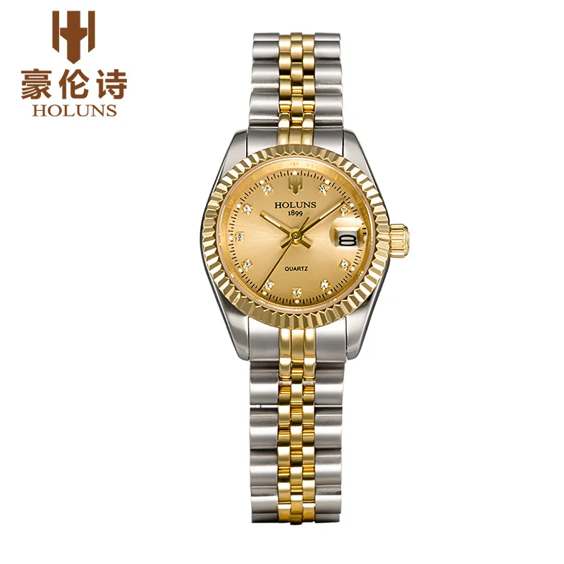 stainless steel waterproof watch 