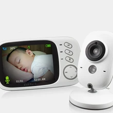 3,2 дюймовый беспроводной видео цветной детский монитор с высоким разрешением детская няня, безопасность камеры ночного видения контроль температуры
