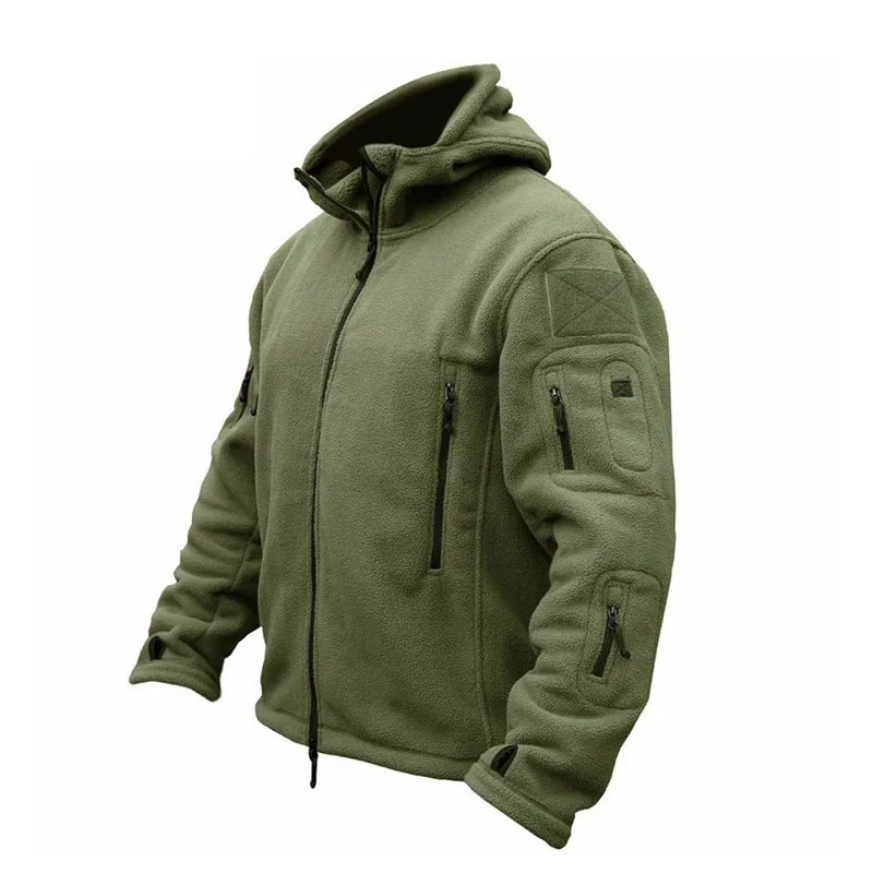

ZOGAA Brand new Military Men Fleece Tactical Jacket overcoat Men Outdoor Polartec Thermal Windbreaker mens jackets and coats
