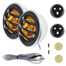 2 pces 12v 150w 1khz-20khz carro auto chifre dome tweeter áudio alto-falante estéreo do carro alto-falante agudos apto para carros/veículo