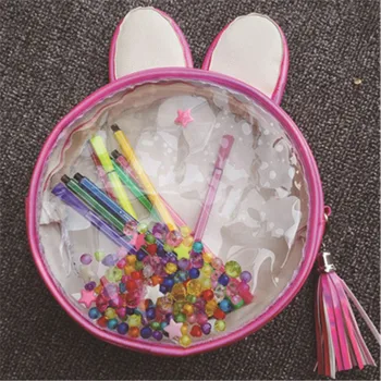 

Milk bear Cute Women Rabbit Ear Handbags Leather Women Shoulder Bags Girls Crossbody Bags Candy Color Handbags