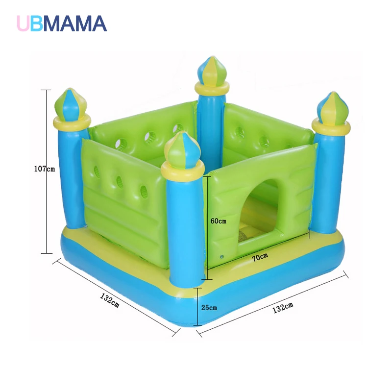 Детские надувные игрушки батут бытовой Тип батут крытый батут Play Groud бассейн 132*132*107 см