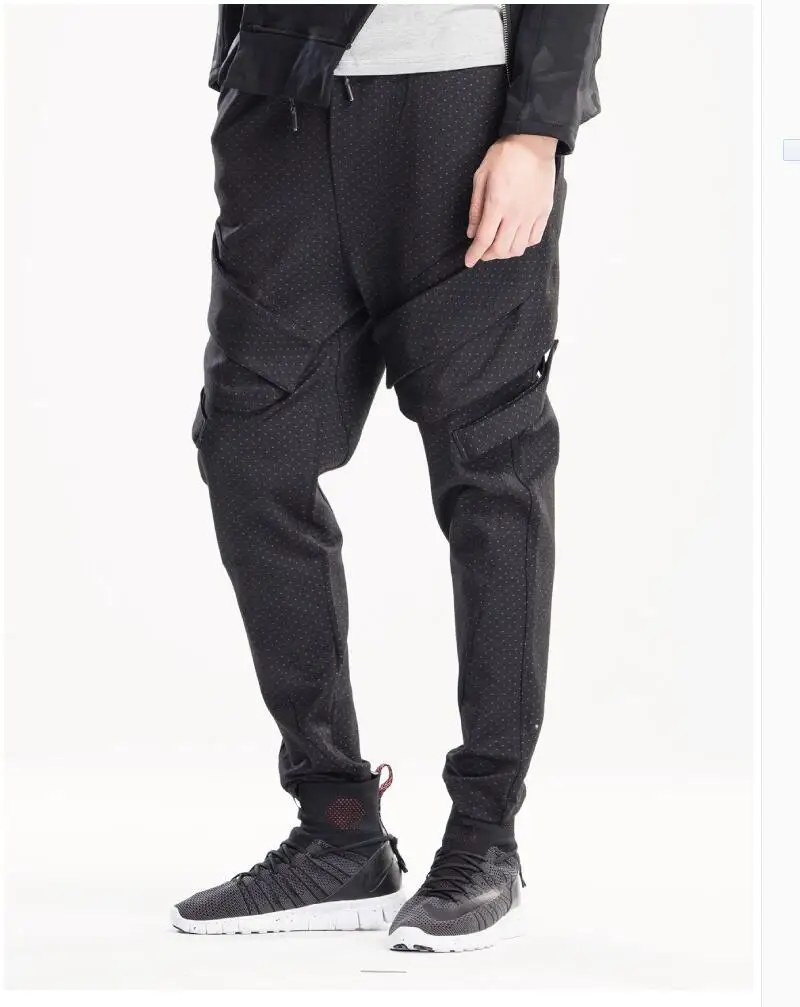 2019 новая мода прилив дамские шаровары для мужчин свободные карманы большой размеры повседневное брюки для девочек стильные брюки ночной