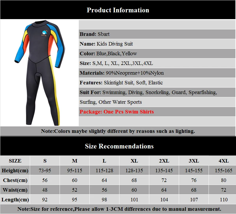 2 мм неопреновые Детские гидрокостюмы для девочек и мальчиков, купальник, цельный костюм для дайвинга, Детский костюм для серфинга, подводной охоты, триатлона
