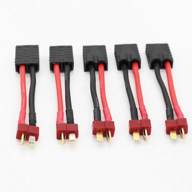 50 шт./лот Высококачественная штепсельная вилка Dean T для TRX Female Conenctor с 14AWG 60 мм