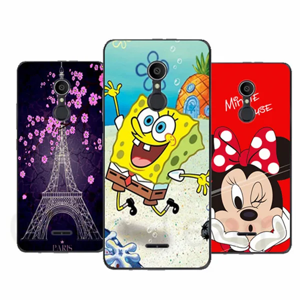 

TPU Cover for Alcatel 3C cover, Cartoon TPU Case for Alcatel 3C case, mix models & designs accept