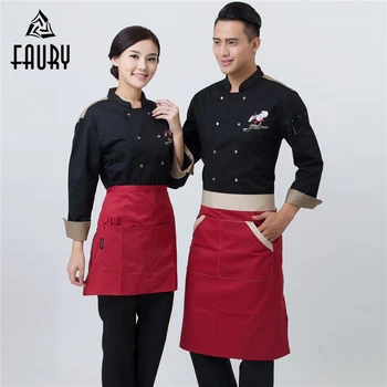 

New Wholesale Unisex Chef Long Sleeve Jacket with Breathable Holes Catering Food Service Restaurant Kitchen Work Uniforms Coats