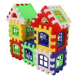 Домик для детей, строительные блоки, обучающая конструкция, развивающие игрушки, набор, игрушки для детей