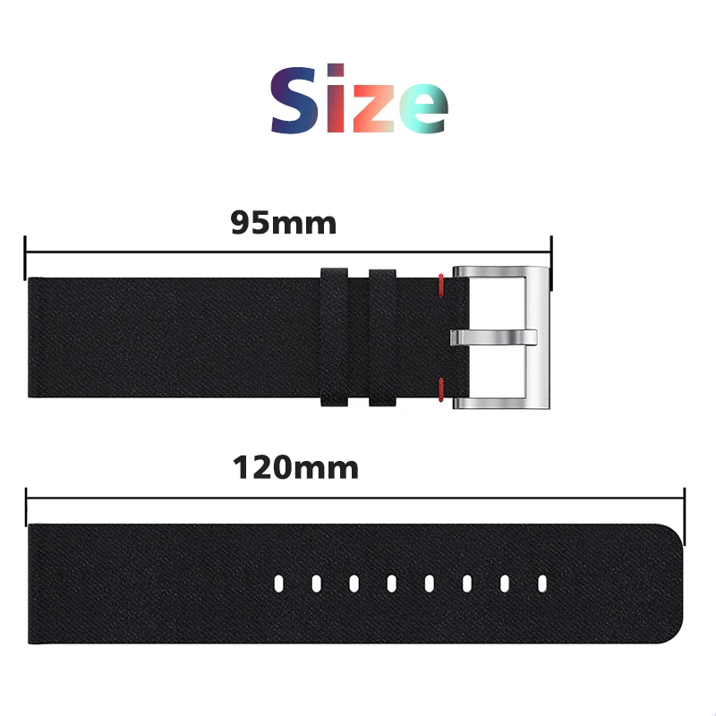  Canvas strap for Fitbit Versa Band Replacement Stable Watch Strap on Fit bit Versa 2 Vesa Lite Wris - 32908941255