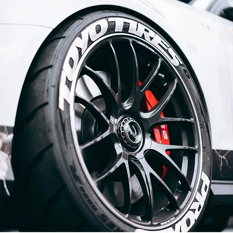 

26 letters Customized Car Tire Wheel Sticker Car Tuning Universal 3D logo Auto Motorcycle Tire Stickers Personalized Car Styling