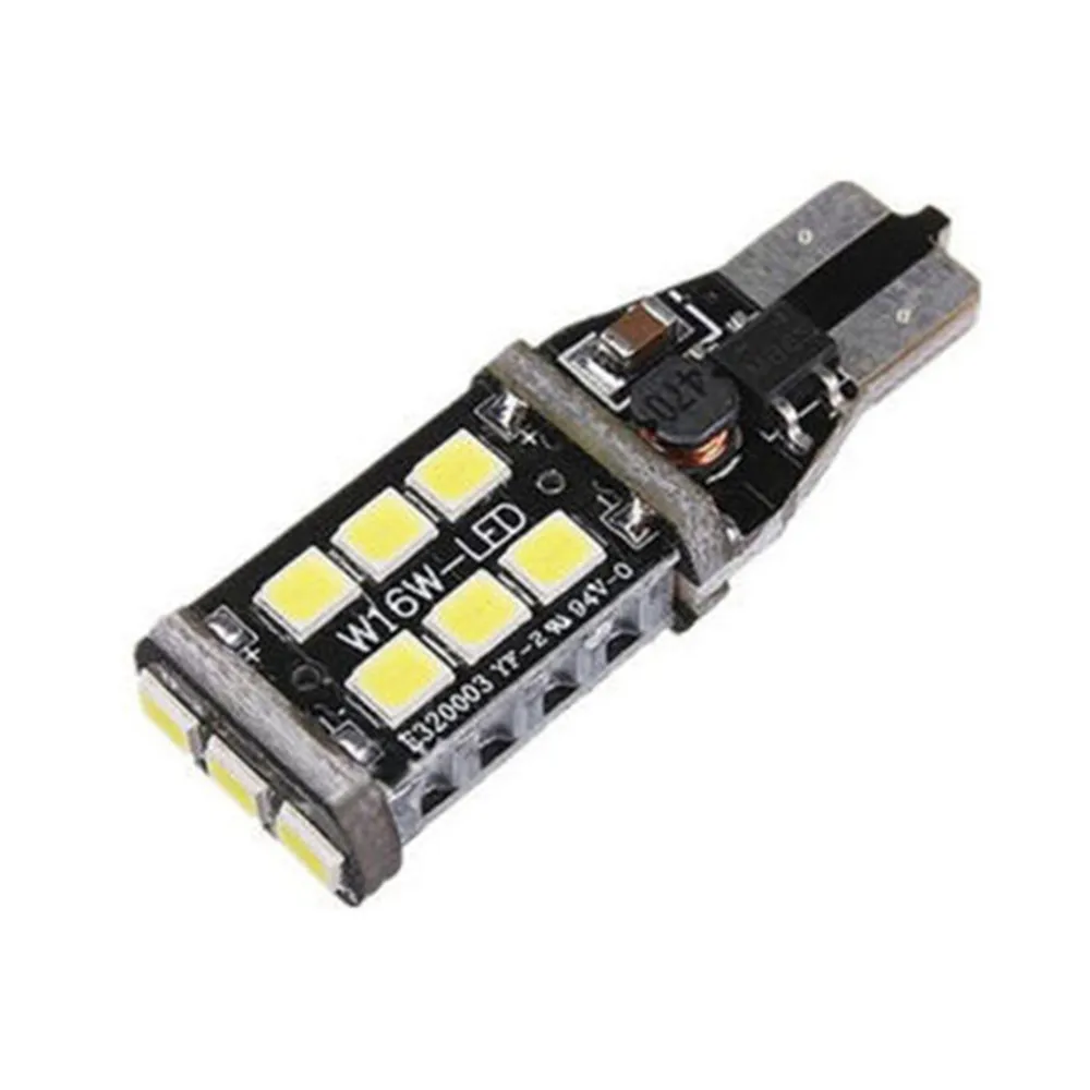 T10 Автомобильные светодиодные лампы без ошибок CANBUS 15 SMD белый W5W боковой