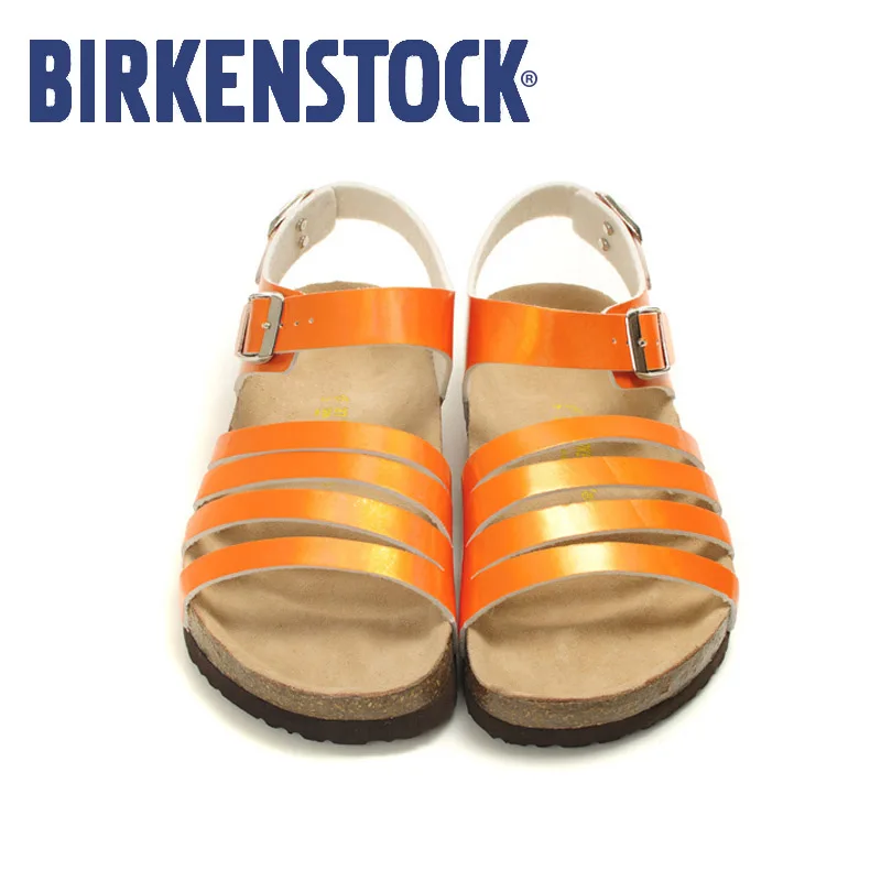

Birkenstock Sandals women summer Beach Outdoor Sandals 2019Birkenstock casual Slippers leather Flip Flop Sandalias mujer EU36-40