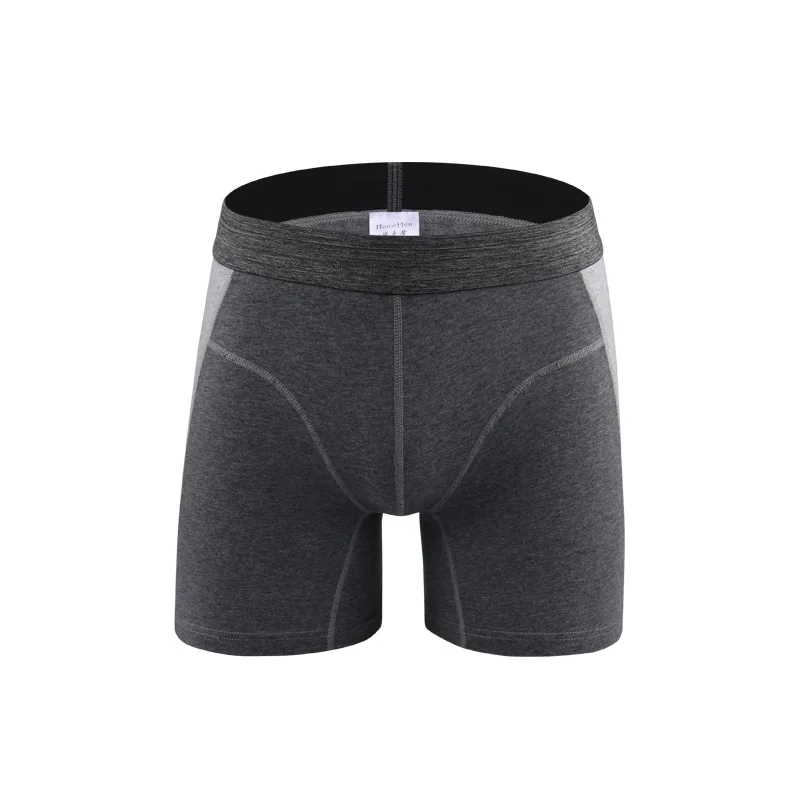 New Style High quality fashion men's boxers Protruding Lengthen Straight Male Cotton shorts Pants men underpants