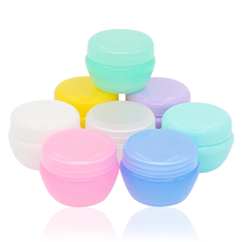 5Pcs 20g Durable Cosmetic Sample Empty Refillable Container Plastic
