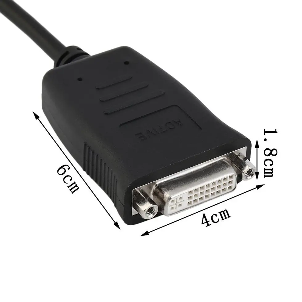 

10PCS Mini Display port To Dvi Active Adapter - Mini Displayport/Hdmi For Video De