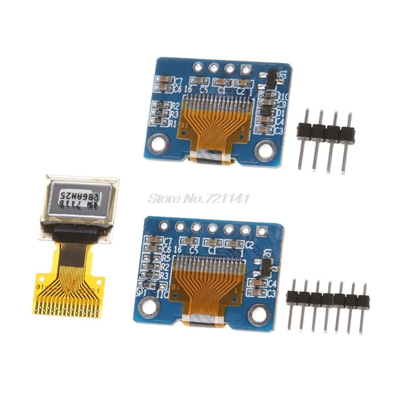 ЖК модуль с OLED дисплеем диагональю 0 42 дюйма 72*40 интерфейс IIC 16Pin SSD1306 Прямая