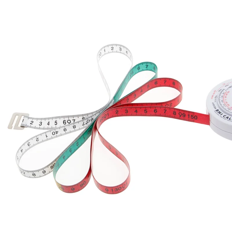 BMI Индекс Массы Тела выдвижная лента 150 см измерительный калькулятор диета потеря веса