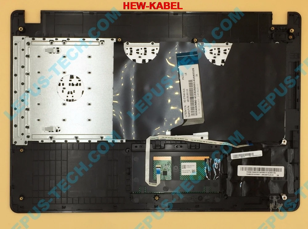 США клавиатура UI для ASUS X451 X451C клавиатура с palmrest top case touchpad 90NB0331-R30270