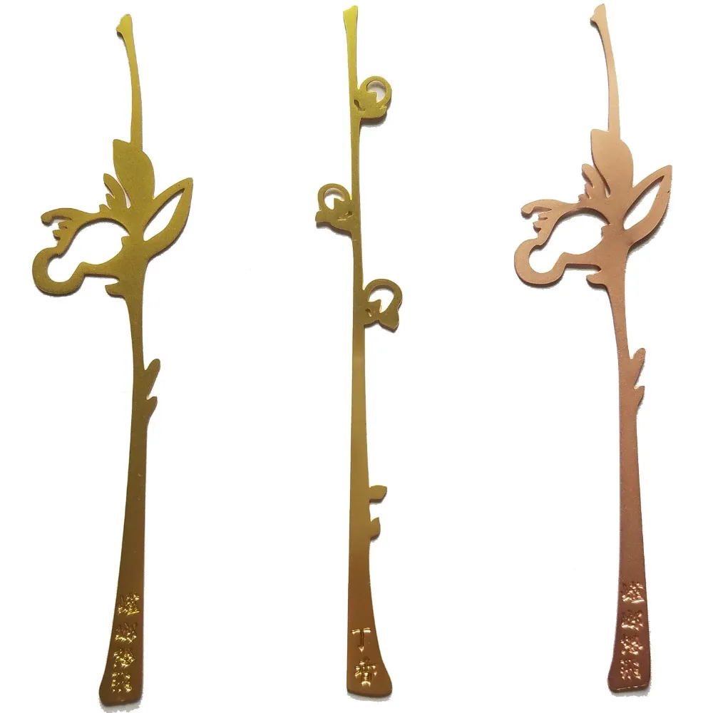 

Bestin Free Beautiful Gold-Plated Copper Bookmark As a Gift To You If You order two pieces of clothes or more For Free