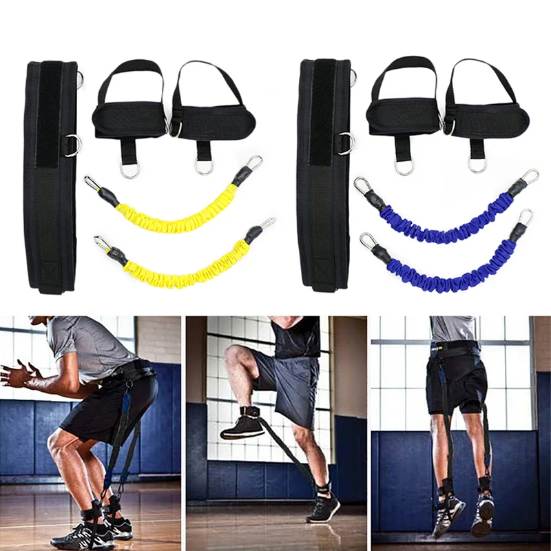 

Multi-Color Latex Leg Bounce Trainer Pull Rope Resistance Band Fitness Bouncing Rope Leg Strength Training Agility Pull Strap