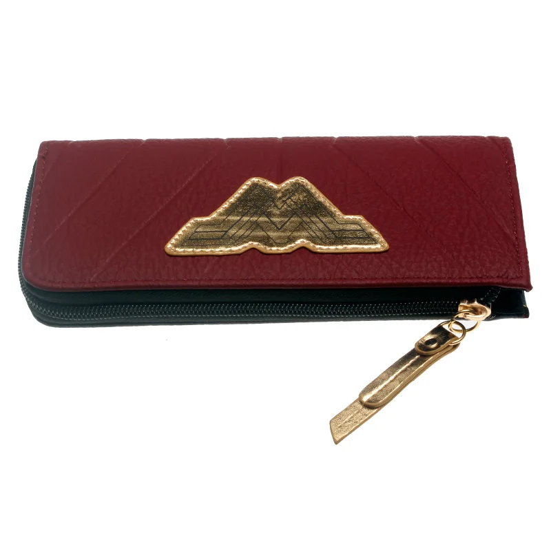 Kopen Wonder vrouw Zip Rond Portemonnee pu Lange Mode Vrouwen Portefeuilles Designer Brand Purse Lady Party Portemonnee Vrouwelijke Kaarthouder