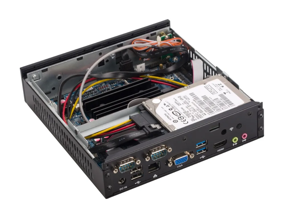Мини ПК Celeron J1900 четыре ядра без вентилятора VGA HDMI два LAN 2 порта|Мини ПК| |