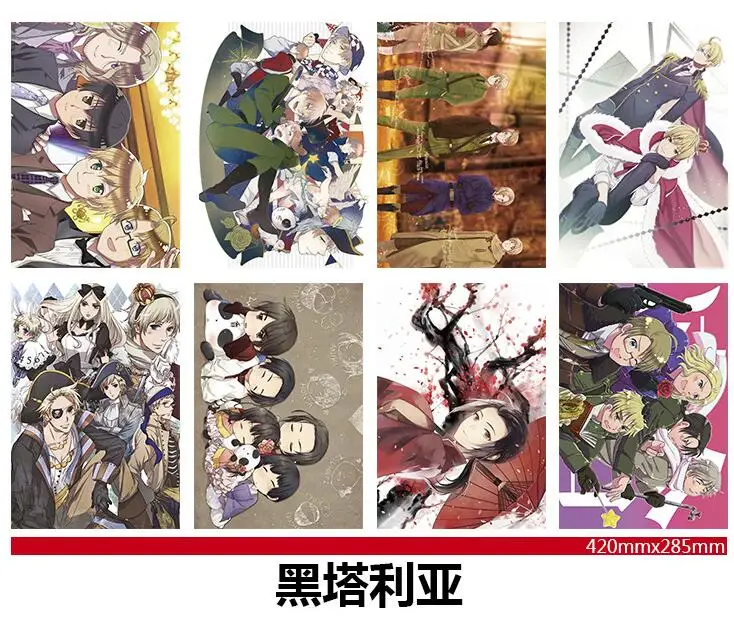 Кобаяши Дракон горничной большая дата бой японского аниме настенные подвесные плакаты художественное украшение для дома - Цвет: E