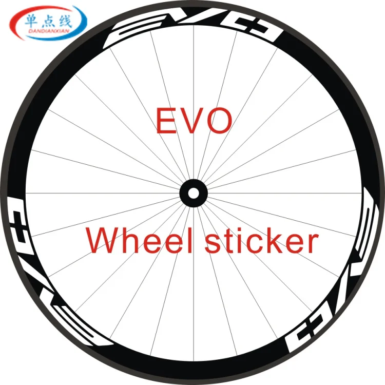 

12pics/2Wheels/set Road Bike 700c Wheel Stickers Racing Wheel Rim Decorative Stickers Bike Wheel Stickers